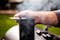Oklahoma Joe's Longhorn Combo Charcoal/Gas Smoker & Grill
