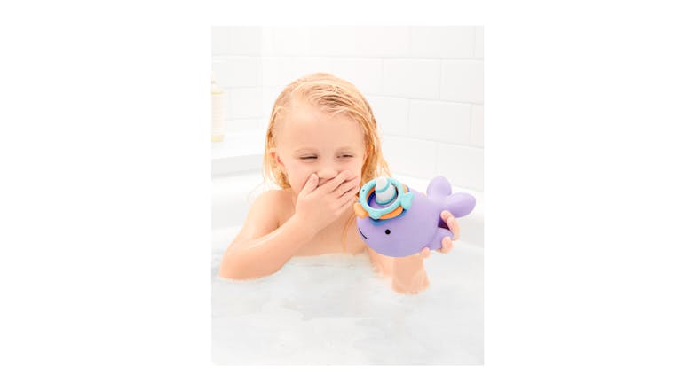 Skip Hop Zoo Narwhal Ring Toss - Purple