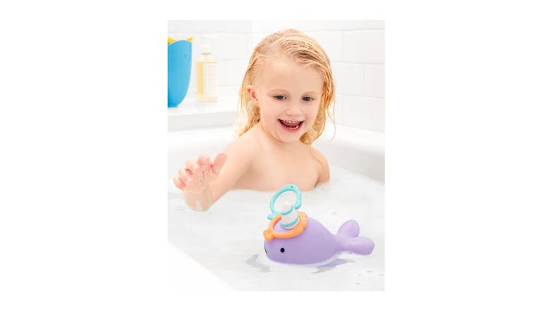 Skip Hop Zoo Narwhal Ring Toss - Purple