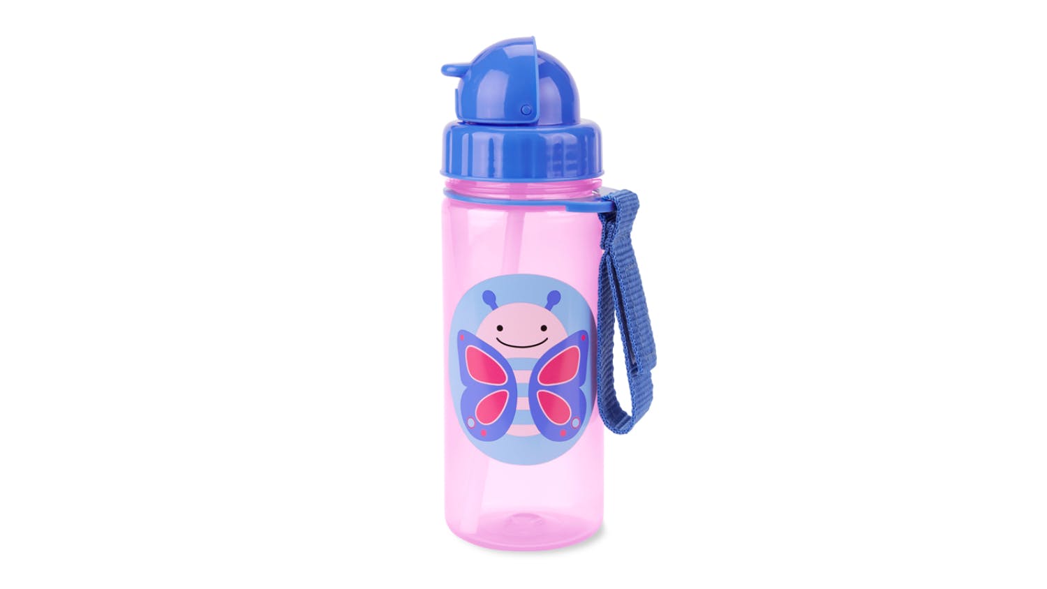 Skip Hop Zoo Straw Bottle - Butterfly (13 Oz)