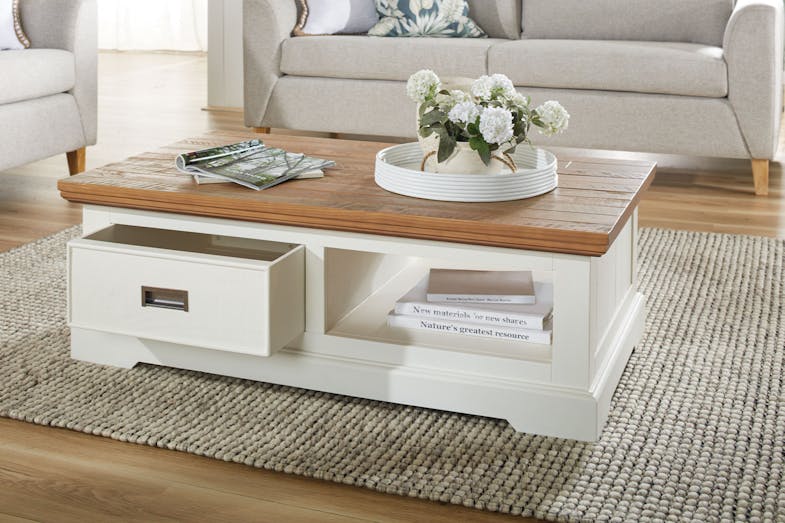 Marlow 1 Drawer Coffee Table by Vivin