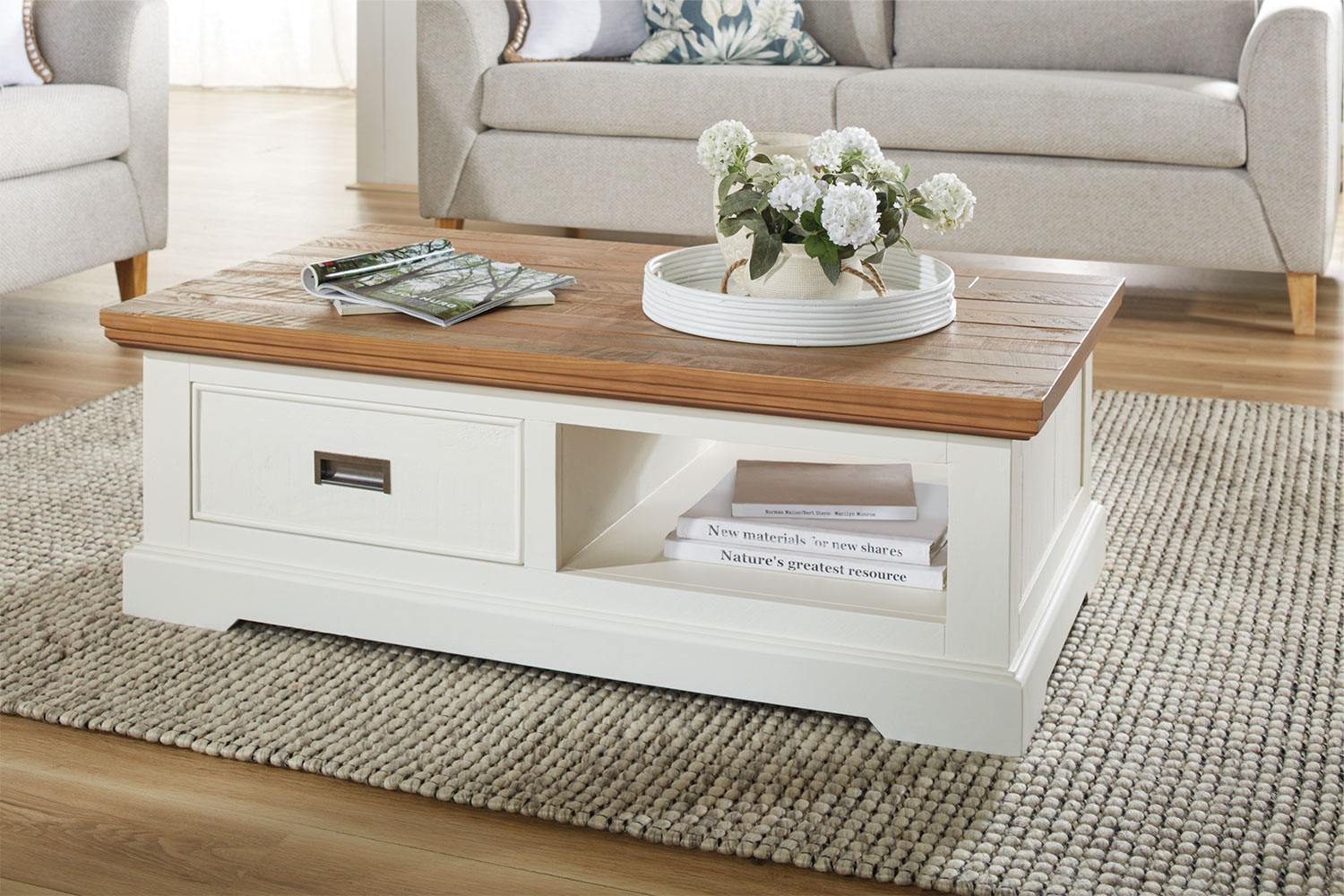 Marlow 1 Drawer Coffee Table by Vivin Harvey Norman New Zealand