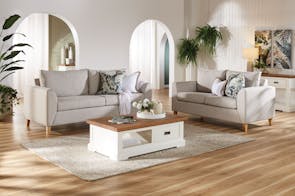 Nusa 2 Piece Fabric Lounge Suite by Furniture Haven