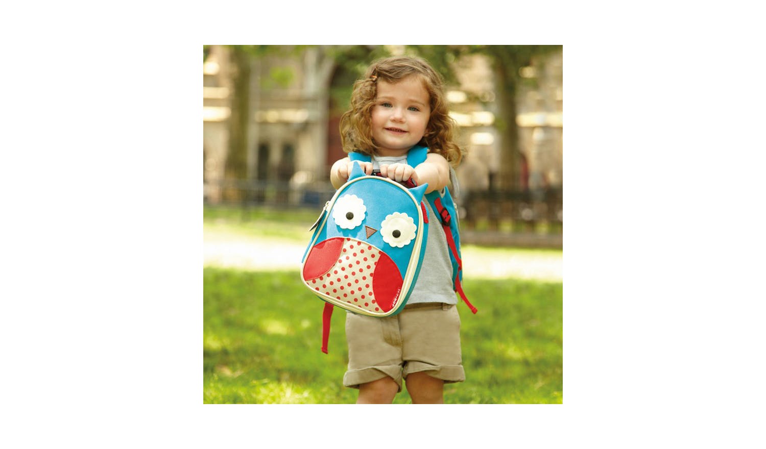 Skip Hop Zoo Lunchie Insulated Kids Lunch Bag - Owl