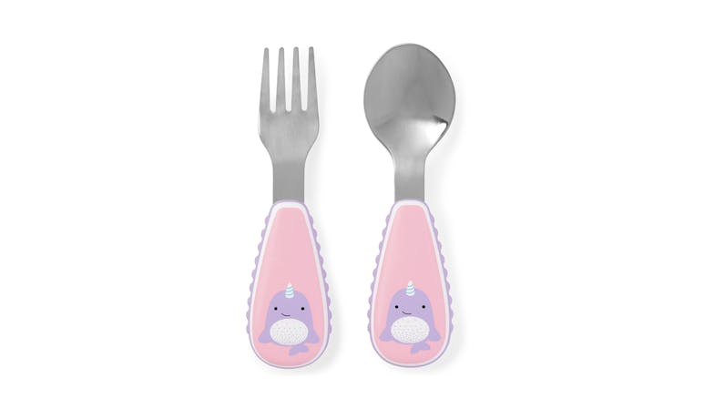 Skip Hop Zootensils Fork & Spoon - Narwhal