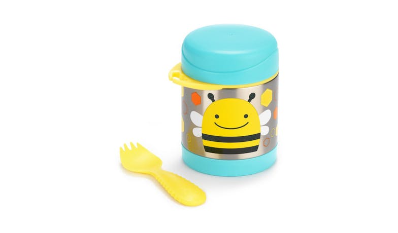 Skip Hop Zoo Insulated Little Kid Food Jar - Bee