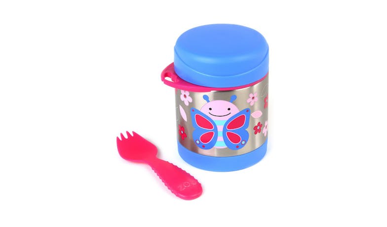 Skip Hop Zoo Insulated Little Kid Food Jar - Butterfly