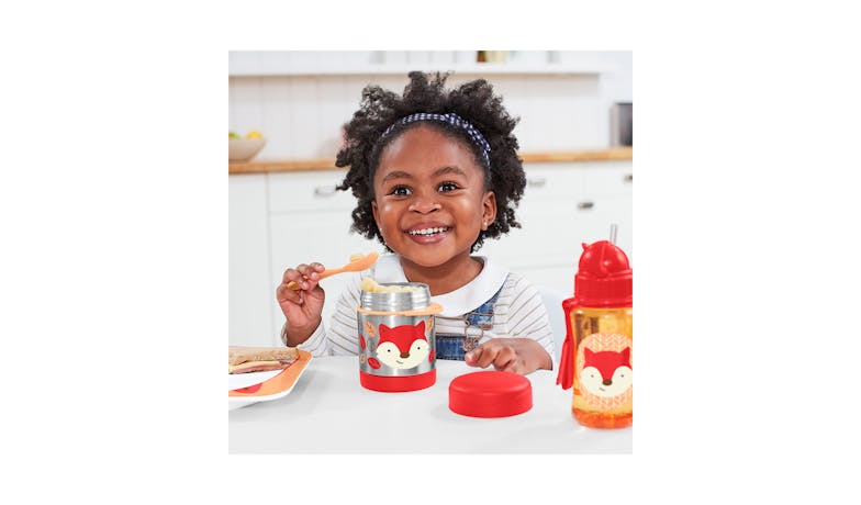 Skip Hop Zoo Insulated Little Kid Food Jar - Fox