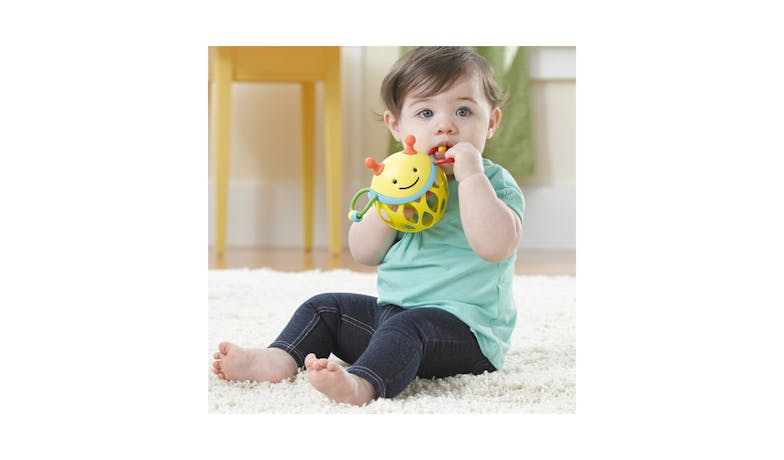 Skip Hop Explore & More Roll-Around Rattles - Bee