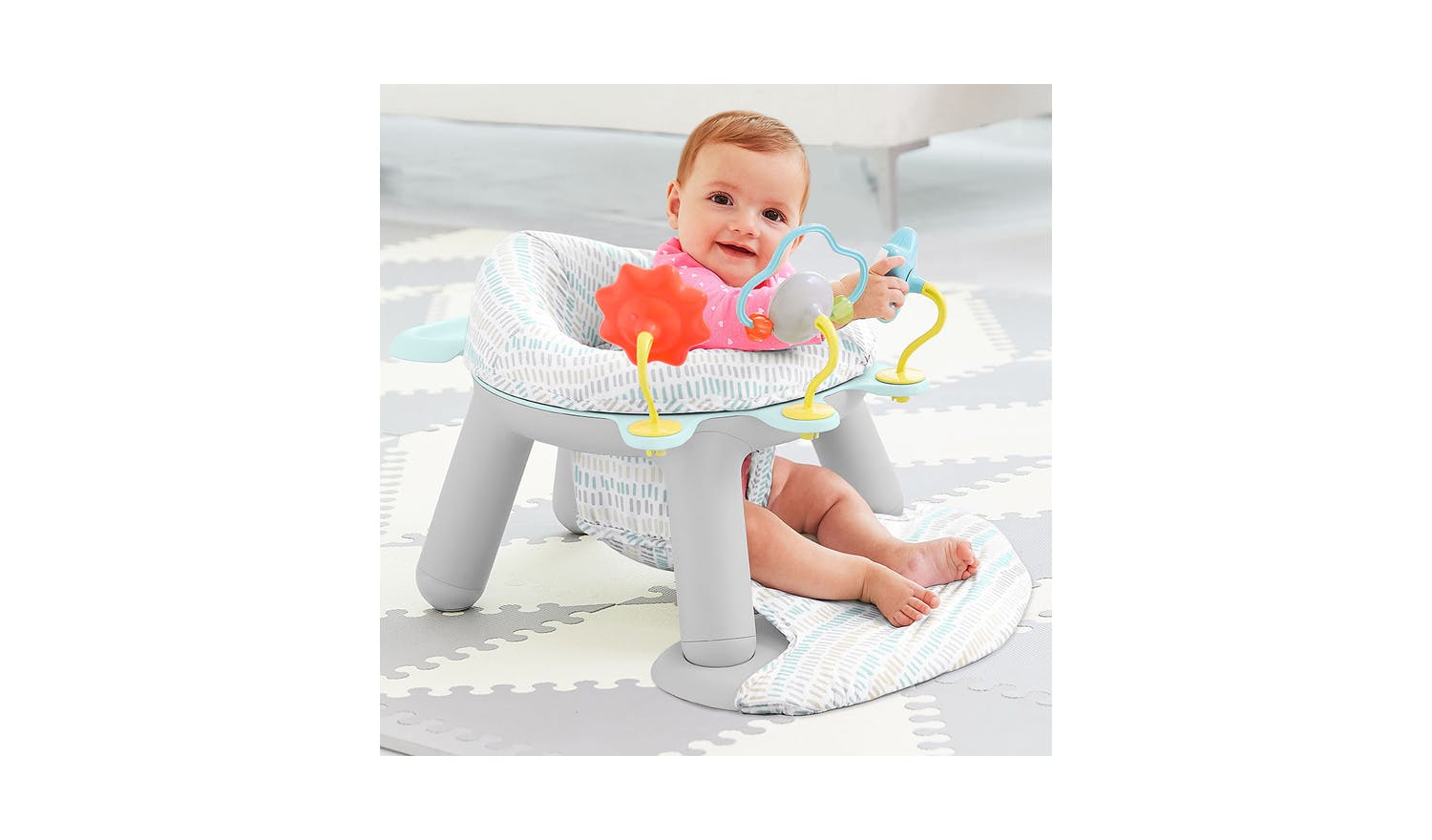 Skip Hop Silver Lining Cloud 2-In-1 Activity Floor Seat