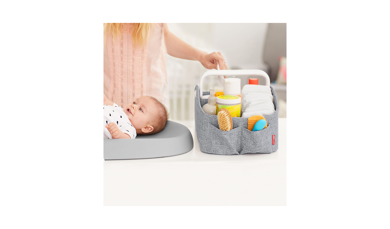 Skip Hop Light Up Diaper Caddy Grey Harvey Norman New Zealand