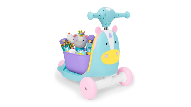 Skip Hop Zoo 3-in-1 Ride-On Toy - Unicorn