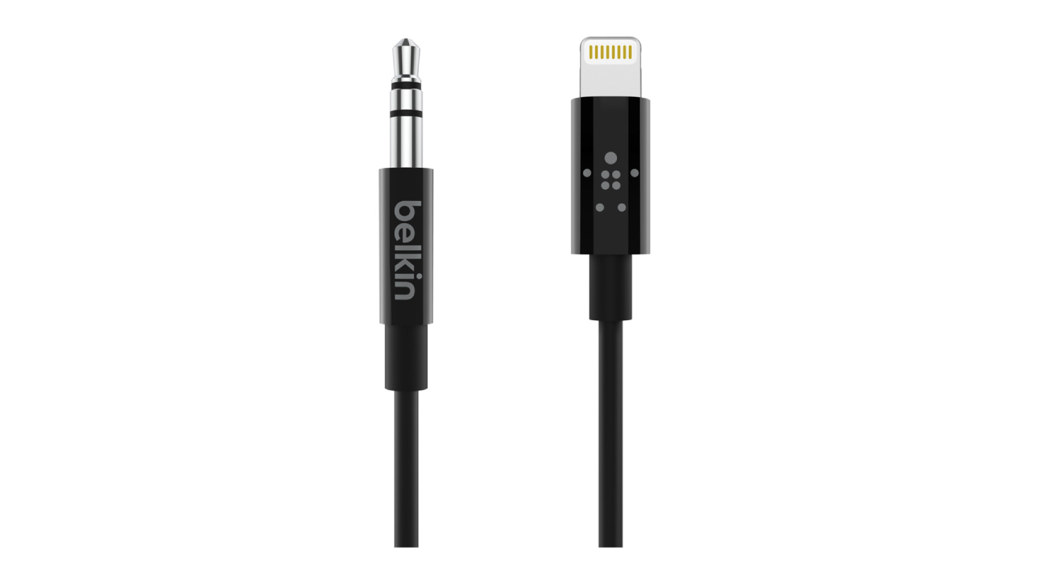 Belkin 3.5mm Audio Cable with Lightning Connector 90cm - Black (AV10172BT03-BLK)