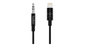 Belkin 3.5mm Audio Cable with Lightning Connector - 90cm (Black)