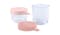 Beaba Glass Jar 150ml & 250ml Twin Pack - Pink & Pink