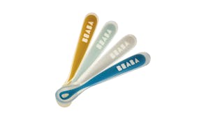 Beaba 1st Stage Ergonomic Silicone Spoon - 4 Pack