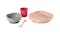 Beaba Silicone Suction Meal Set (4 Piece) - Pink