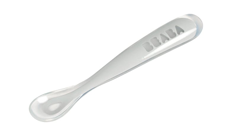 Beaba 1st Stage Silicone Spoon - Grey