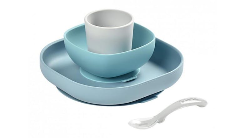 Beaba Silicone Suction Meal Set (4 Piece) - Jungle