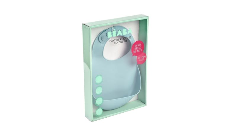 Beaba Silicone Bib - Airy Green