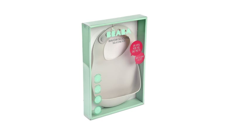 Beaba Silicone Bib - Light Mist