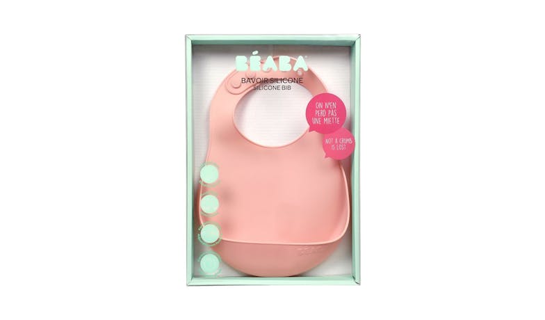 Beaba Silicone Bib - Pink