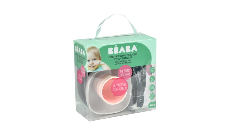 Beaba Silicone Suction Meal Set - Navy