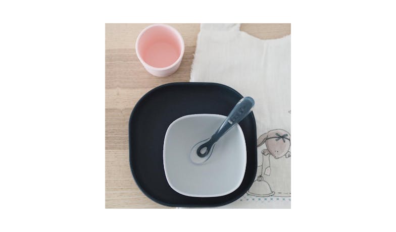 Beaba Silicone Suction Meal Set - Navy
