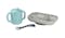 Beaba Silicone Learning Set - Blue/Grey