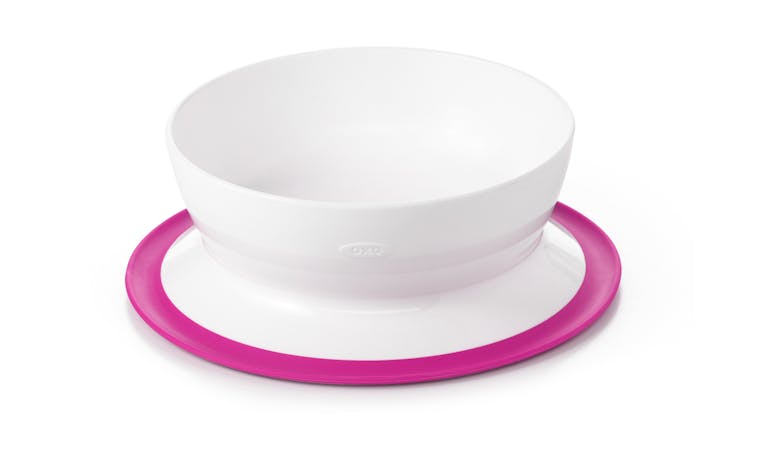 OXO Tot Stick & Stay Suction Bowl - Pink