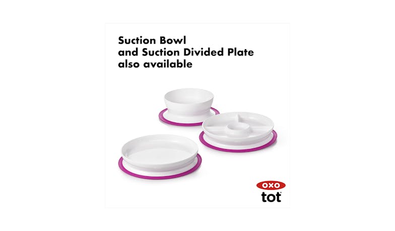 OXO Tot Stick & Stay Suction Bowl - Pink