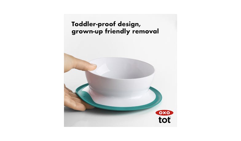 OXO Tot Stick & Stay Suction Bowl - Teal