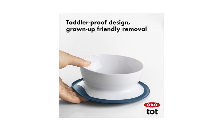 OXO Tot Stick & Stay Suction Bowl - Navy