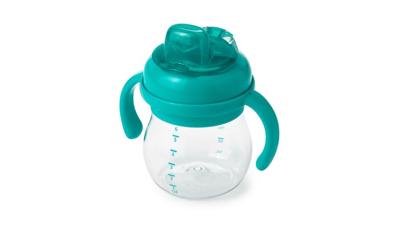 OXO Tot Transitions 6oz Soft Spout Sippy Cup with Removable Handles - Teal