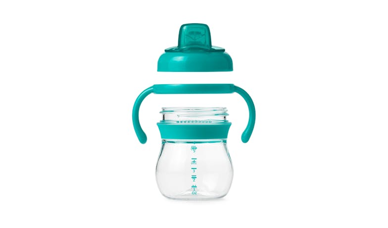 OXO Tot Transitions 6oz Soft Spout Sippy Cup with Removable Handles - Teal