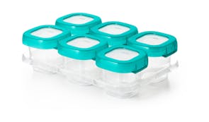 OXO Tot 2oz Baby Blocks Plastic Freezer Storage Containers - Teal