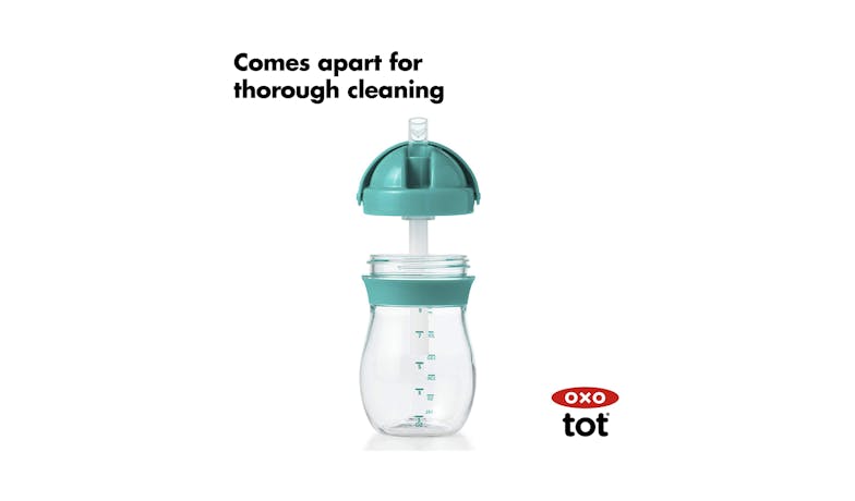 OXO Tot Transitions 9oz Straw Cup with Handles - Teal