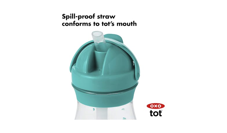 OXO Tot Transitions 9oz Straw Cup with Handles - Teal