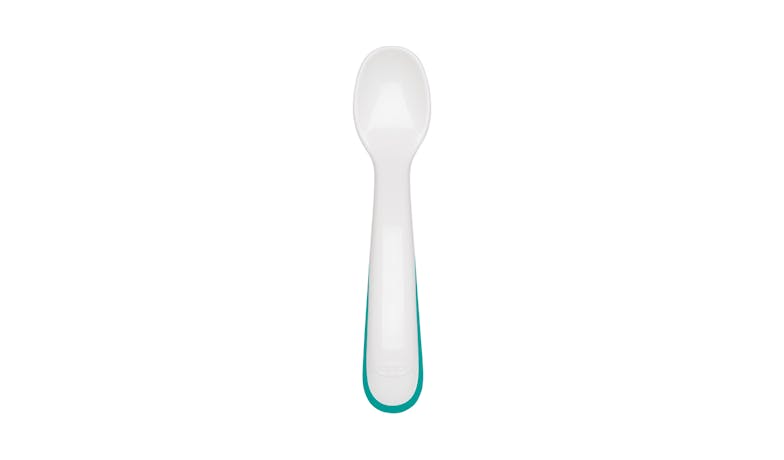 OXO Tot On-the-Go Plastic Fork & Spoon Set with Travel Case - Teal