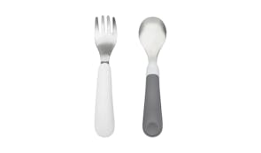 OXO Tot Fork & Spoon Set - Grey