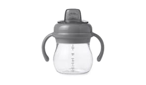 OXO Tot Transitions 6oz Soft Spout Sippy Cup with Removable Handles - Grey