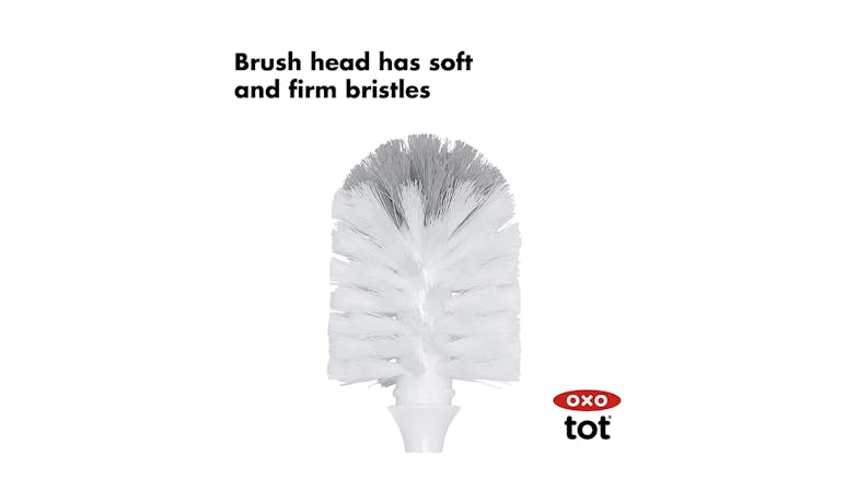 OXO Tot Bottle Brush With Stand - Grey