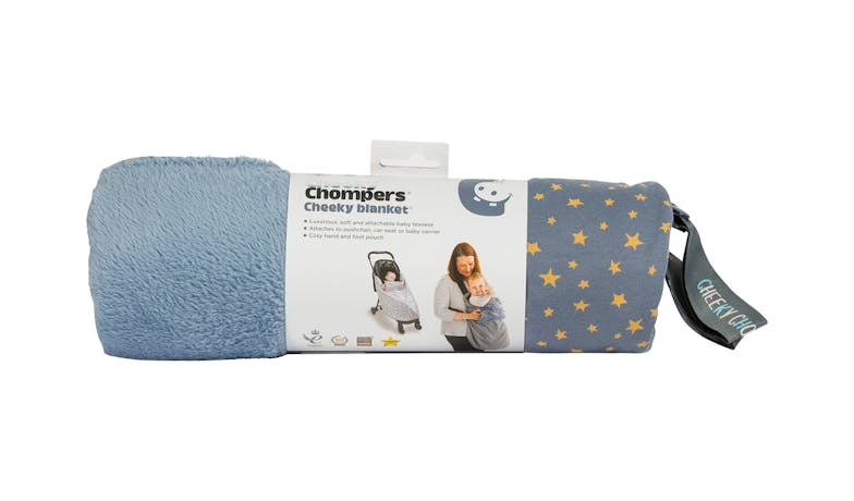 Cheeky Chompers Baby Travel Blanket - Midnight Stars