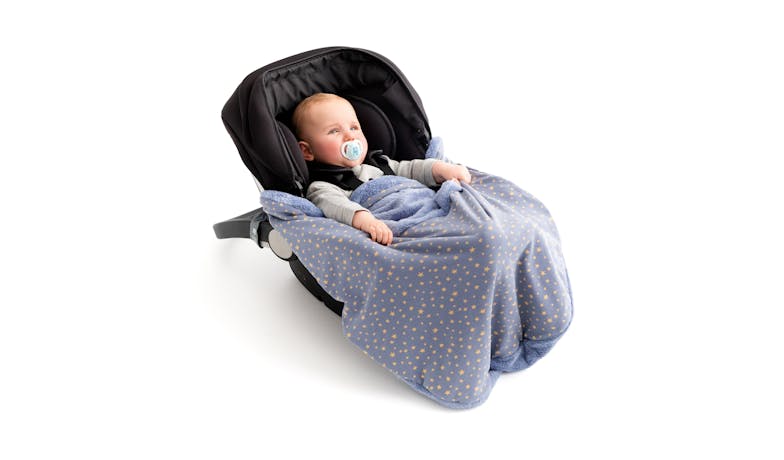 Cheeky Chompers Baby Travel Blanket - Midnight Stars