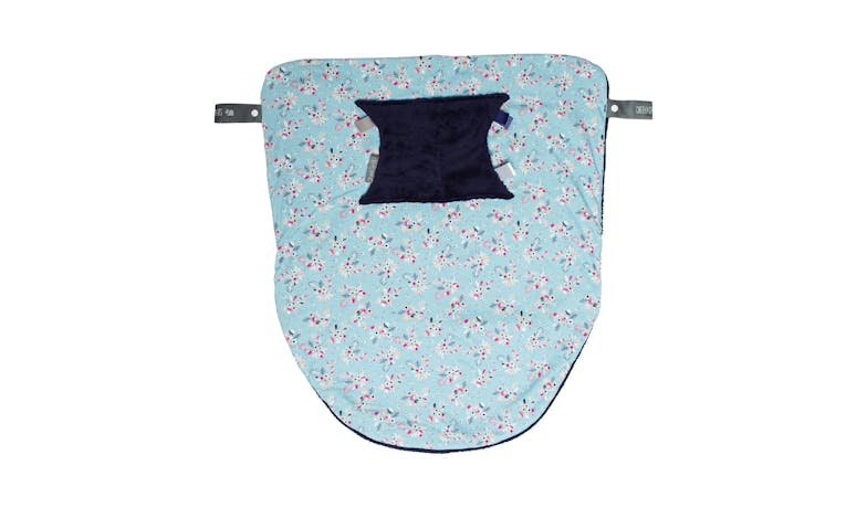 Cheeky Chompers Baby Travel Blanket - Botanical Bloom