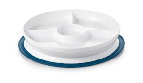 OXO Tot Stick & Stay Divided Plate - Navy