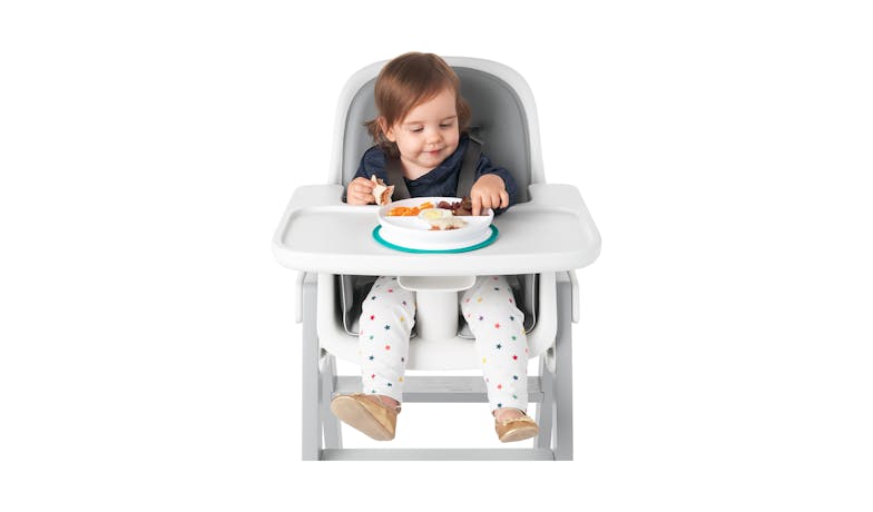 OXO Tot Stick & Stay Divided Plate - Teal