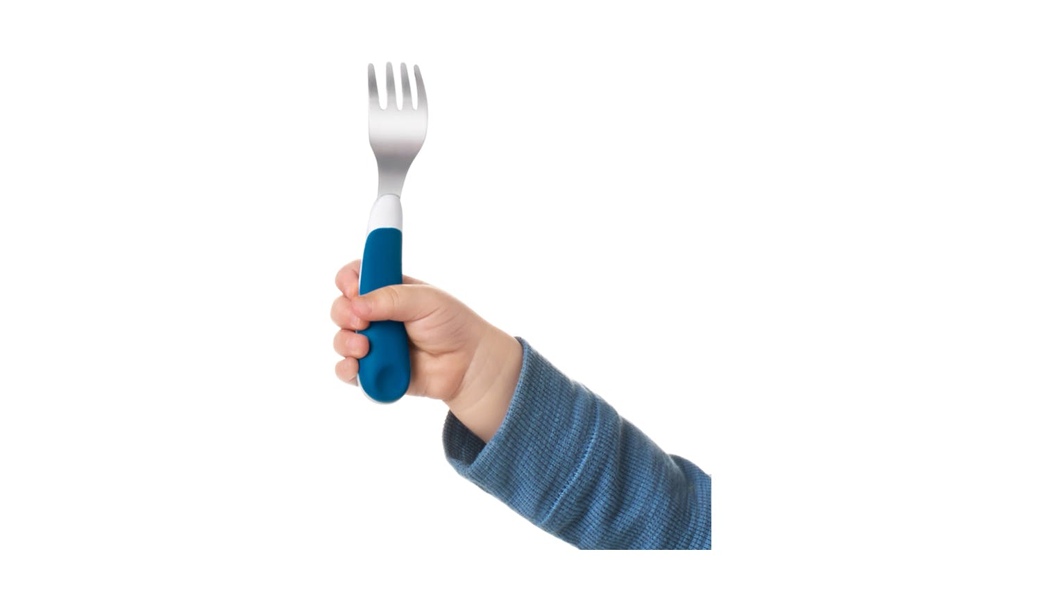 OXO Tot On-the-Go Fork & Spoon Set - Navy