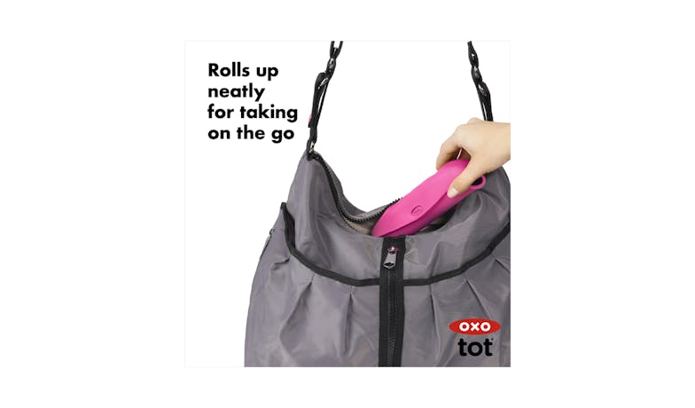 OXO Tot Roll-Up Bib - Grey