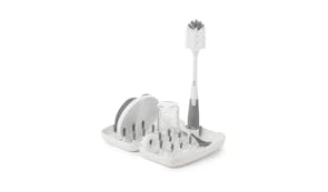OXO Tot On-the-Go Drying Rack with Bottle Brush - Grey